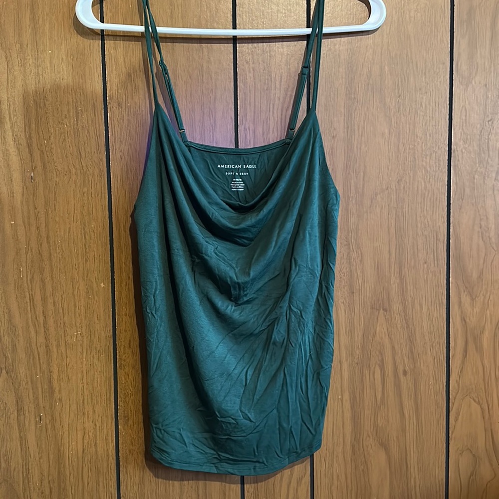 American Eagle cowl neck tank